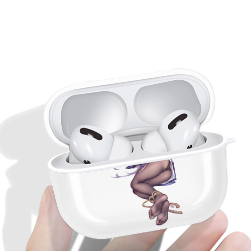 げんし神 刻晴 こくせい genshin Kokusei 【AirPods Pro用】ハードシェル保護ケース 耐衝撃・防指紋・カラビナ付き商品仕様