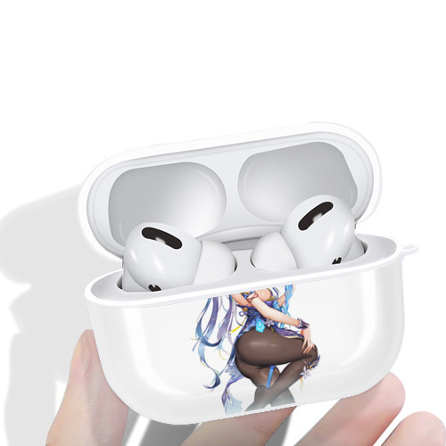 げんし神 刻晴 こくせい genshin Kokusei 【AirPods Pro用】ハードシェル保護ケース 耐衝撃・防指紋・カラビナ付き商品仕様