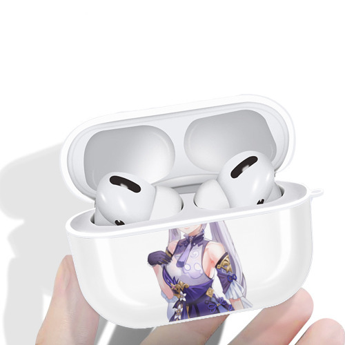 げんし神 刻晴 こくせい genshin Kokusei 【AirPods Pro用】ハードシェル保護ケース 耐衝撃・防指紋・カラビナ付き商品仕様