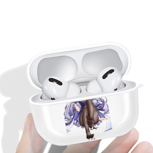 げんし神 刻晴 こくせい genshin Kokusei 【AirPods Pro用】ハードシェル保護ケース 耐衝撃・防指紋・カラビナ付き商品仕様
