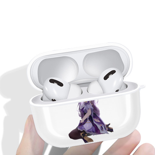 げんし神 刻晴 こくせい genshin Kokusei 【AirPods Pro用】ハードシェル保護ケース 耐衝撃・防指紋・カラビナ付き商品仕様