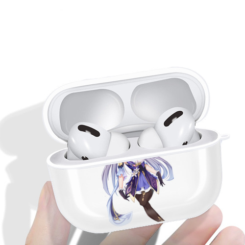げんし神 刻晴 こくせい genshin Kokusei 【AirPods Pro用】ハードシェル保護ケース 耐衝撃・防指紋・カラビナ付き商品仕様
