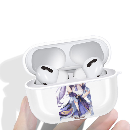 げんし神 刻晴 こくせい genshin Kokusei 【AirPods Pro用】ハードシェル保護ケース 耐衝撃・防指紋・カラビナ付き商品仕様