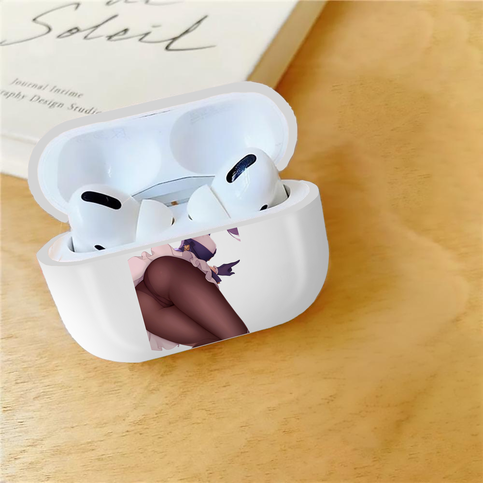 げんし神 刻晴 こくせい genshin Kokusei 【AirPods Pro用】ハードシェル保護ケース 耐衝撃・防指紋・カラビナ付き商品仕様
