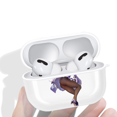 げんし神 刻晴 こくせい genshin Kokusei 【AirPods Pro用】ハードシェル保護ケース 耐衝撃・防指紋・カラビナ付き商品仕様