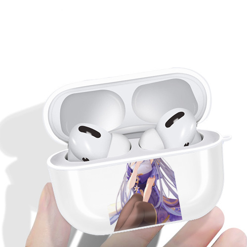 げんし神 刻晴 こくせい genshin Kokusei 【AirPods Pro用】ハードシェル保護ケース 耐衝撃・防指紋・カラビナ付き商品仕様