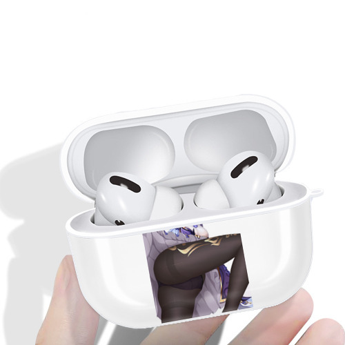 げんし神 刻晴 こくせい genshin Kokusei 【AirPods Pro用】ハードシェル保護ケース 耐衝撃・防指紋・カラビナ付き商品仕様