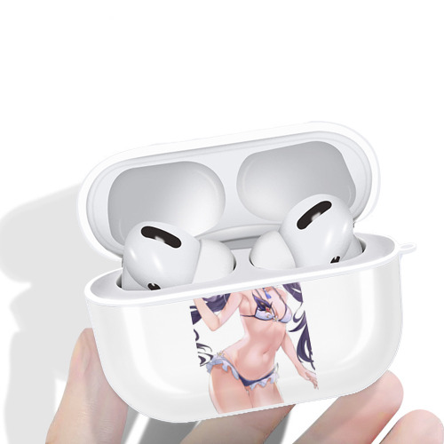 げんし神 刻晴 こくせい genshin Kokusei 【AirPods Pro用】ハードシェル保護ケース 耐衝撃・防指紋・カラビナ付き商品仕様
