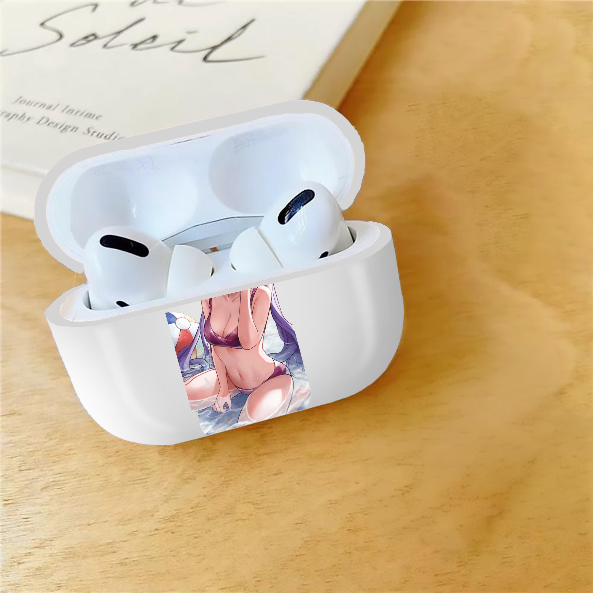 げんし神 刻晴 こくせい genshin Kokusei 【AirPods Pro用】ハードシェル保護ケース 耐衝撃・防指紋・カラビナ付き商品仕様