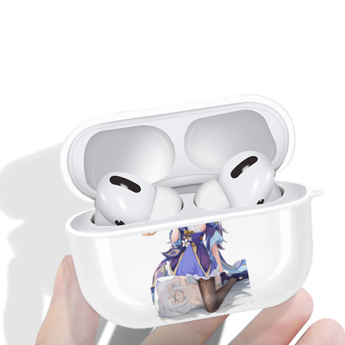 げんし神 刻晴 こくせい genshin Kokusei 【AirPods Pro用】ハードシェル保護ケース 耐衝撃・防指紋・カラビナ付き商品仕様