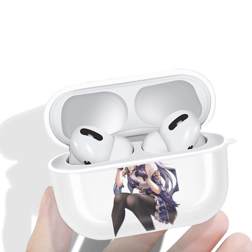 げんし神 刻晴 こくせい genshin Kokusei 【AirPods Pro用】ハードシェル保護ケース 耐衝撃・防指紋・カラビナ付き商品仕様