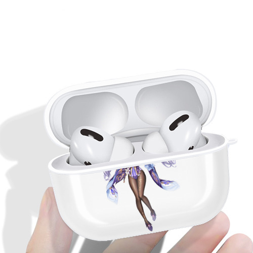 げんし神 刻晴 こくせい genshin Kokusei 【AirPods Pro用】ハードシェル保護ケース 耐衝撃・防指紋・カラビナ付き商品仕様