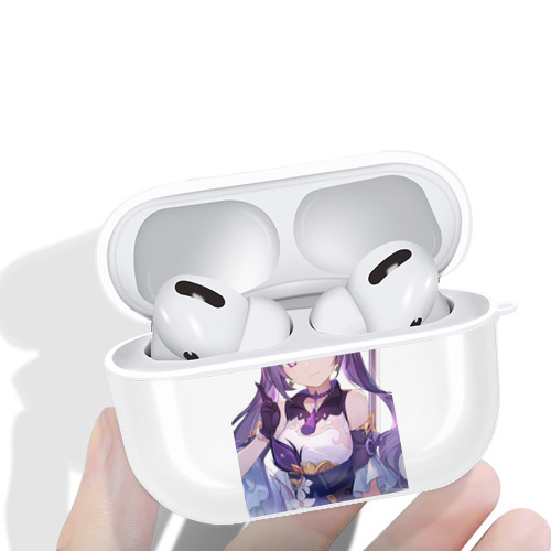 げんし神 刻晴 こくせい genshin Kokusei 【AirPods Pro用】ハードシェル保護ケース 耐衝撃・防指紋・カラビナ付き商品仕様