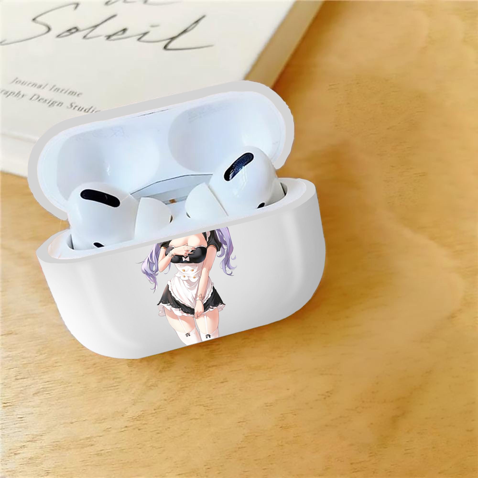 げんし神 刻晴 こくせい genshin Kokusei 【AirPods Pro用】ハードシェル保護ケース 耐衝撃・防指紋・カラビナ付き商品仕様