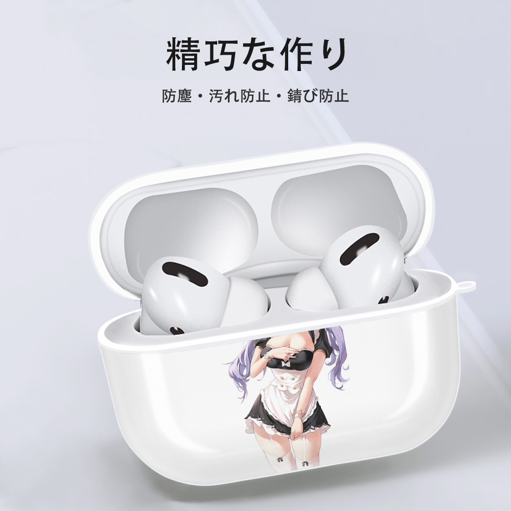 げんし神 刻晴 こくせい genshin Kokusei 【AirPods Pro用】ハードシェル保護ケース 耐衝撃・防指紋・カラビナ付き商品仕様