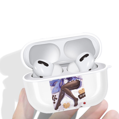 げんし神 刻晴 こくせい genshin Kokusei 【AirPods Pro用】ハードシェル保護ケース 耐衝撃・防指紋・カラビナ付き商品仕様