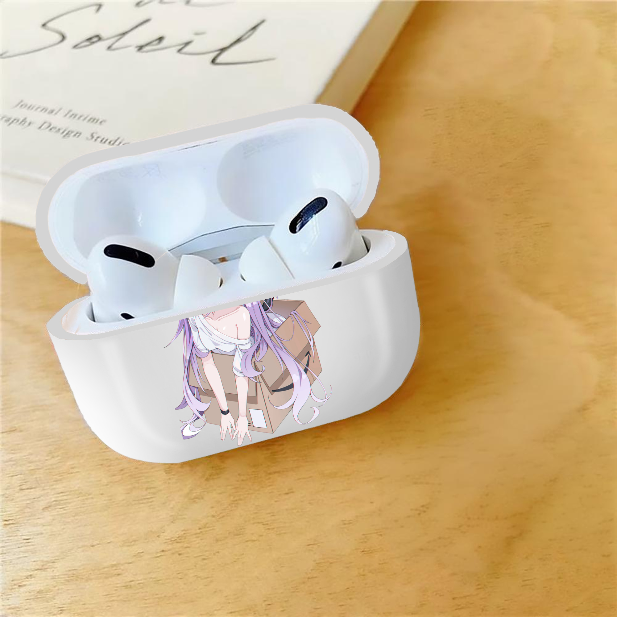 げんし神 刻晴 こくせい genshin Kokusei 【AirPods Pro用】ハードシェル保護ケース 耐衝撃・防指紋・カラビナ付き商品仕様