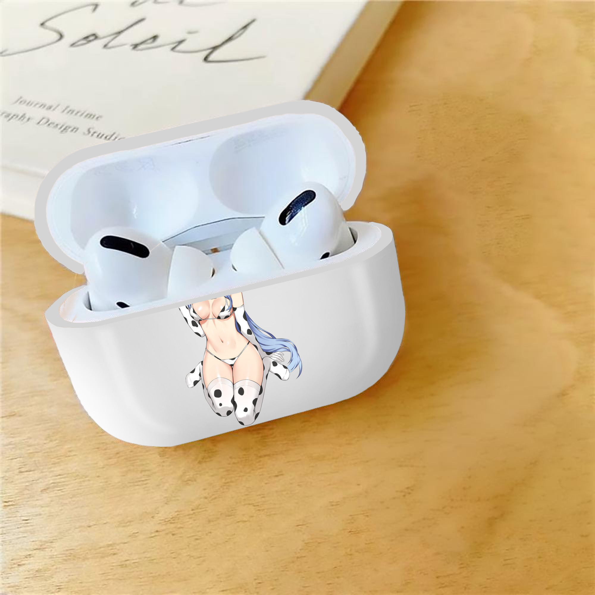 げんし神 甘雨 かんう genshin Ganyu 【AirPods Pro用】ハードシェル保護ケース 耐衝撃・防指紋・カラビナ付き商品仕様