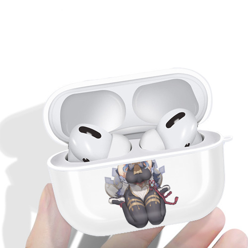 げんし神 甘雨 かんう genshin Ganyu 【AirPods Pro用】ハードシェル保護ケース 耐衝撃・防指紋・カラビナ付き商品仕様