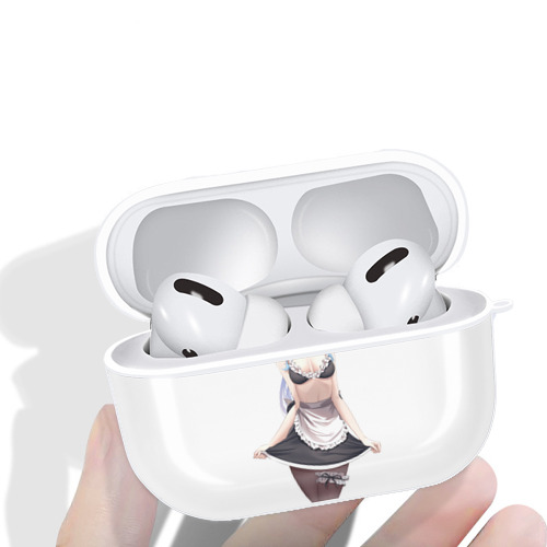 げんし神 甘雨 かんう genshin Ganyu 【AirPods Pro用】ハードシェル保護ケース 耐衝撃・防指紋・カラビナ付き商品仕様