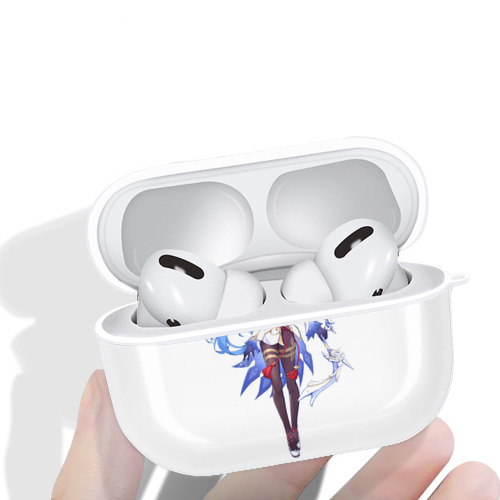 げんし神 甘雨 かんう genshin Ganyu 【AirPods Pro用】ハードシェル保護ケース 耐衝撃・防指紋・カラビナ付き商品仕様