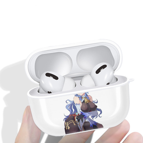 げんし神 甘雨 かんう genshin Ganyu 【AirPods Pro用】ハードシェル保護ケース 耐衝撃・防指紋・カラビナ付き商品仕様