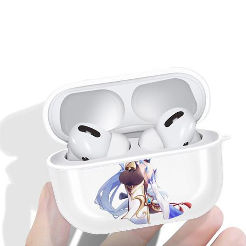 げんし神 甘雨 かんう genshin Ganyu 【AirPods Pro用】ハードシェル保護ケース 耐衝撃・防指紋・カラビナ付き商品仕様