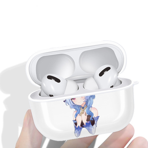 げんし神 甘雨 かんう genshin Ganyu 【AirPods Pro用】ハードシェル保護ケース 耐衝撃・防指紋・カラビナ付き商品仕様