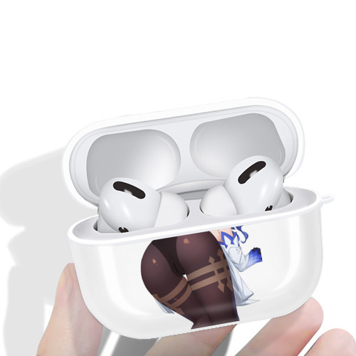 げんし神 甘雨 かんう genshin Ganyu 【AirPods Pro用】ハードシェル保護ケース 耐衝撃・防指紋・カラビナ付き商品仕様