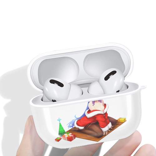 げんし神 甘雨 かんう genshin Ganyu 【AirPods Pro用】ハードシェル保護ケース 耐衝撃・防指紋・カラビナ付き商品仕様