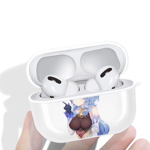 げんし神 甘雨 かんう genshin Ganyu 【AirPods Pro用】ハードシェル保護ケース 耐衝撃・防指紋・カラビナ付き商品仕様