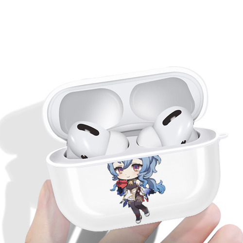げんし神 甘雨 かんう genshin Ganyu 【AirPods Pro用】ハードシェル保護ケース 耐衝撃・防指紋・カラビナ付き商品仕様