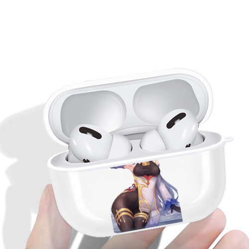 げんし神 甘雨 かんう genshin Ganyu 【AirPods Pro用】ハードシェル保護ケース 耐衝撃・防指紋・カラビナ付き商品仕様