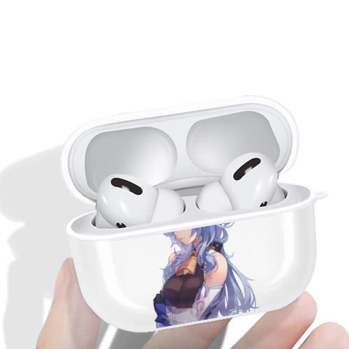 げんし神 甘雨 かんう genshin Ganyu 【AirPods Pro用】ハードシェル保護ケース 耐衝撃・防指紋・カラビナ付き商品仕様