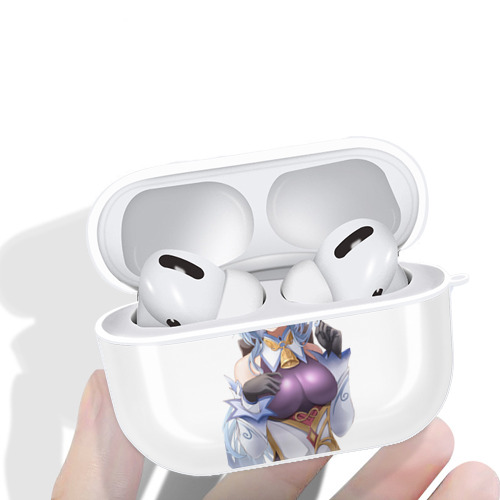 げんし神 甘雨 かんう genshin Ganyu 【AirPods Pro用】ハードシェル保護ケース 耐衝撃・防指紋・カラビナ付き商品仕様