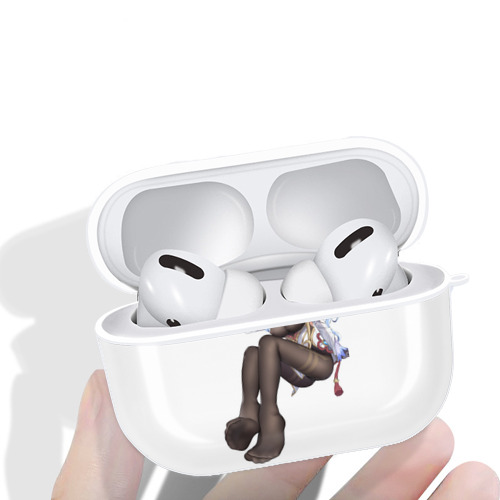 げんし神 甘雨 かんう genshin Ganyu 【AirPods Pro用】ハードシェル保護ケース 耐衝撃・防指紋・カラビナ付き商品仕様