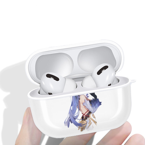 げんし神 甘雨 かんう genshin Ganyu 【AirPods Pro用】ハードシェル保護ケース 耐衝撃・防指紋・カラビナ付き商品仕様