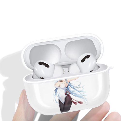 げんし神 甘雨 かんう genshin Ganyu 【AirPods Pro用】ハードシェル保護ケース 耐衝撃・防指紋・カラビナ付き商品仕様