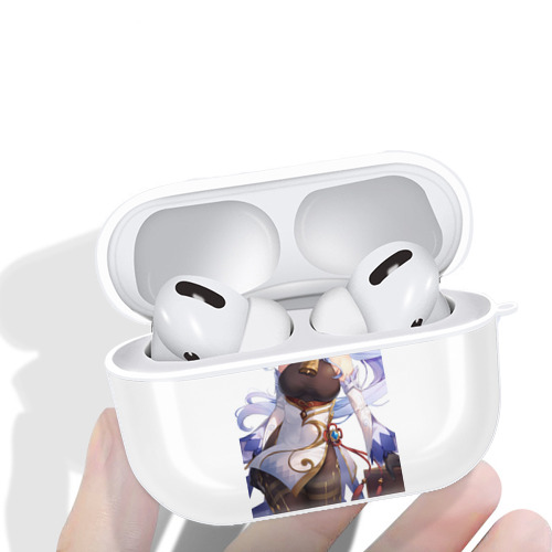 げんし神 甘雨 かんう genshin Ganyu 【AirPods Pro用】ハードシェル保護ケース 耐衝撃・防指紋・カラビナ付き商品仕様