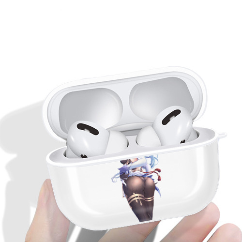 げんし神 甘雨 かんう genshin Ganyu 【AirPods Pro用】ハードシェル保護ケース 耐衝撃・防指紋・カラビナ付き商品仕様