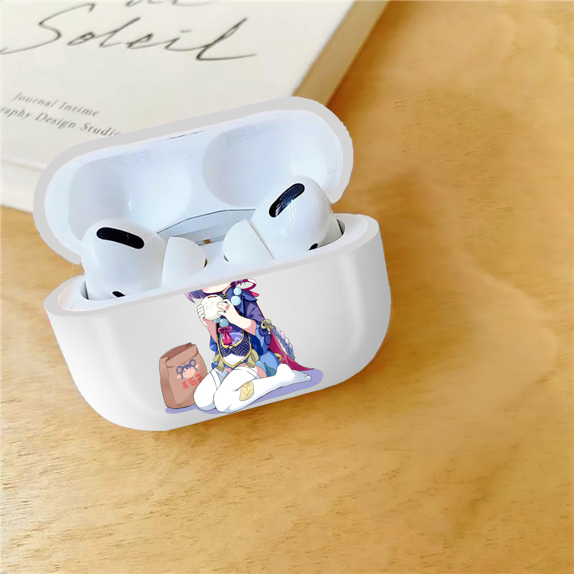 げんし神 七七 なな  genshin Nana 【AirPods Pro用】ハードシェル保護ケース 耐衝撃・防指紋・カラビナ付き商品仕様