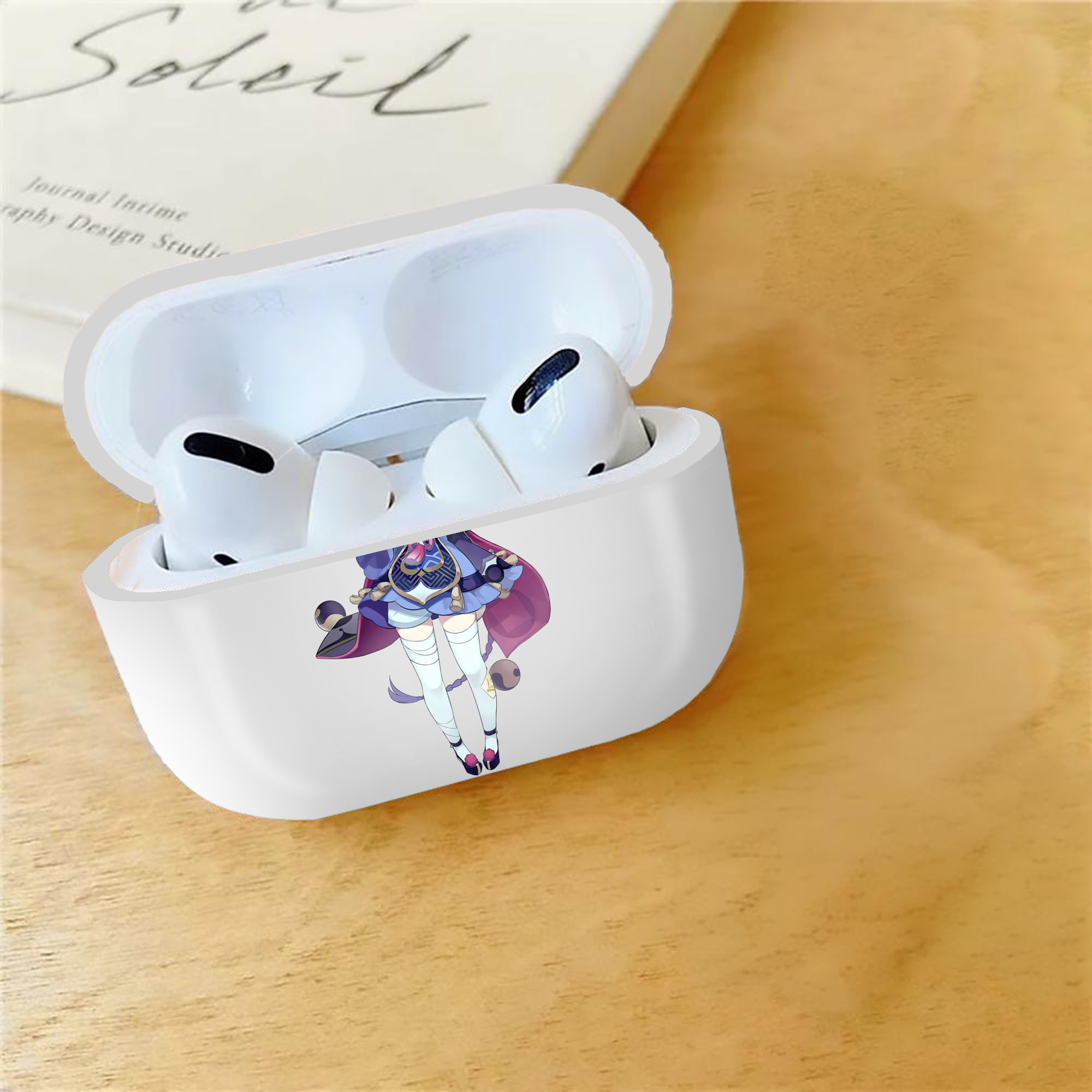 げんし神 七七 なな  genshin Nana 【AirPods Pro用】ハードシェル保護ケース 耐衝撃・防指紋・カラビナ付き商品仕様