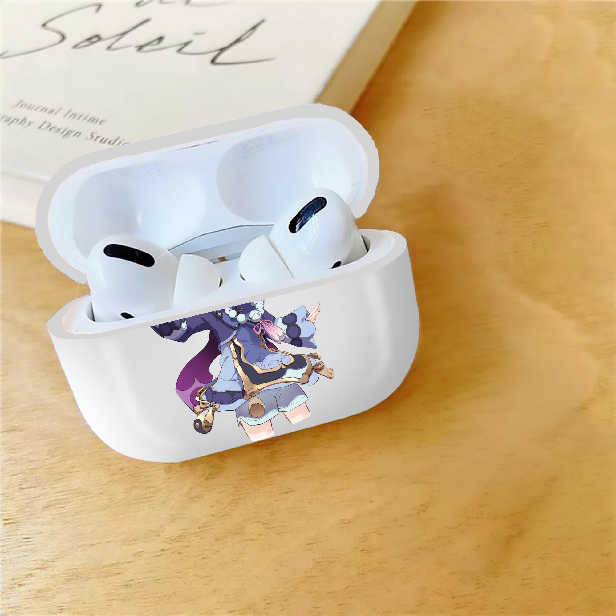 げんし神 七七 なな  genshin Nana 【AirPods Pro用】ハードシェル保護ケース 耐衝撃・防指紋・カラビナ付き商品仕様