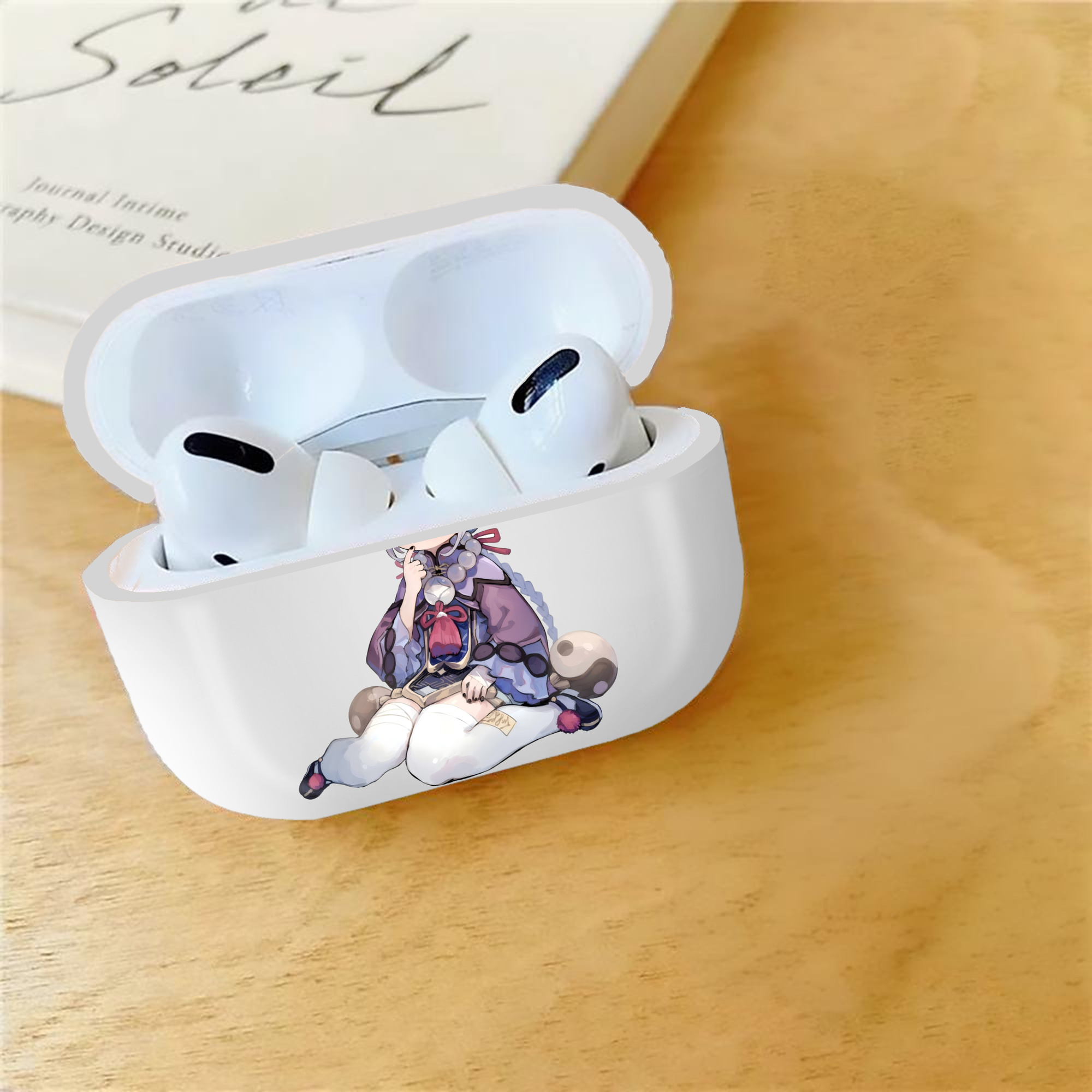 げんし神 七七 なな  genshin Nana 【AirPods Pro用】ハードシェル保護ケース 耐衝撃・防指紋・カラビナ付き商品仕様