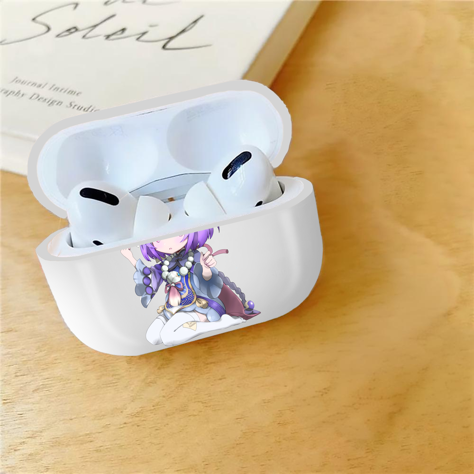 げんし神 七七 なな  genshin Nana 【AirPods Pro用】ハードシェル保護ケース 耐衝撃・防指紋・カラビナ付き商品仕様