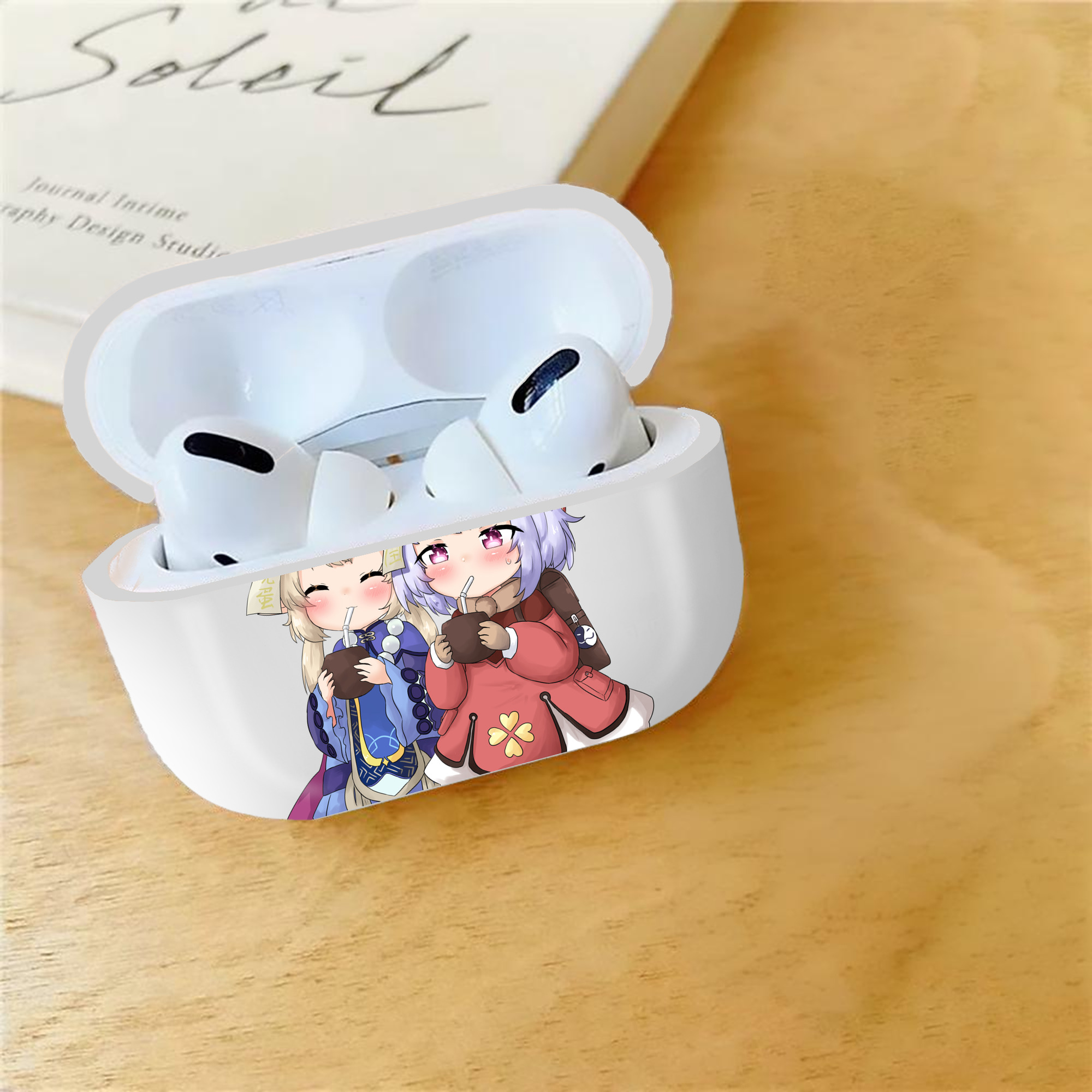 げんし神 七七 なな  genshin Nana 【AirPods Pro用】ハードシェル保護ケース 耐衝撃・防指紋・カラビナ付き商品仕様