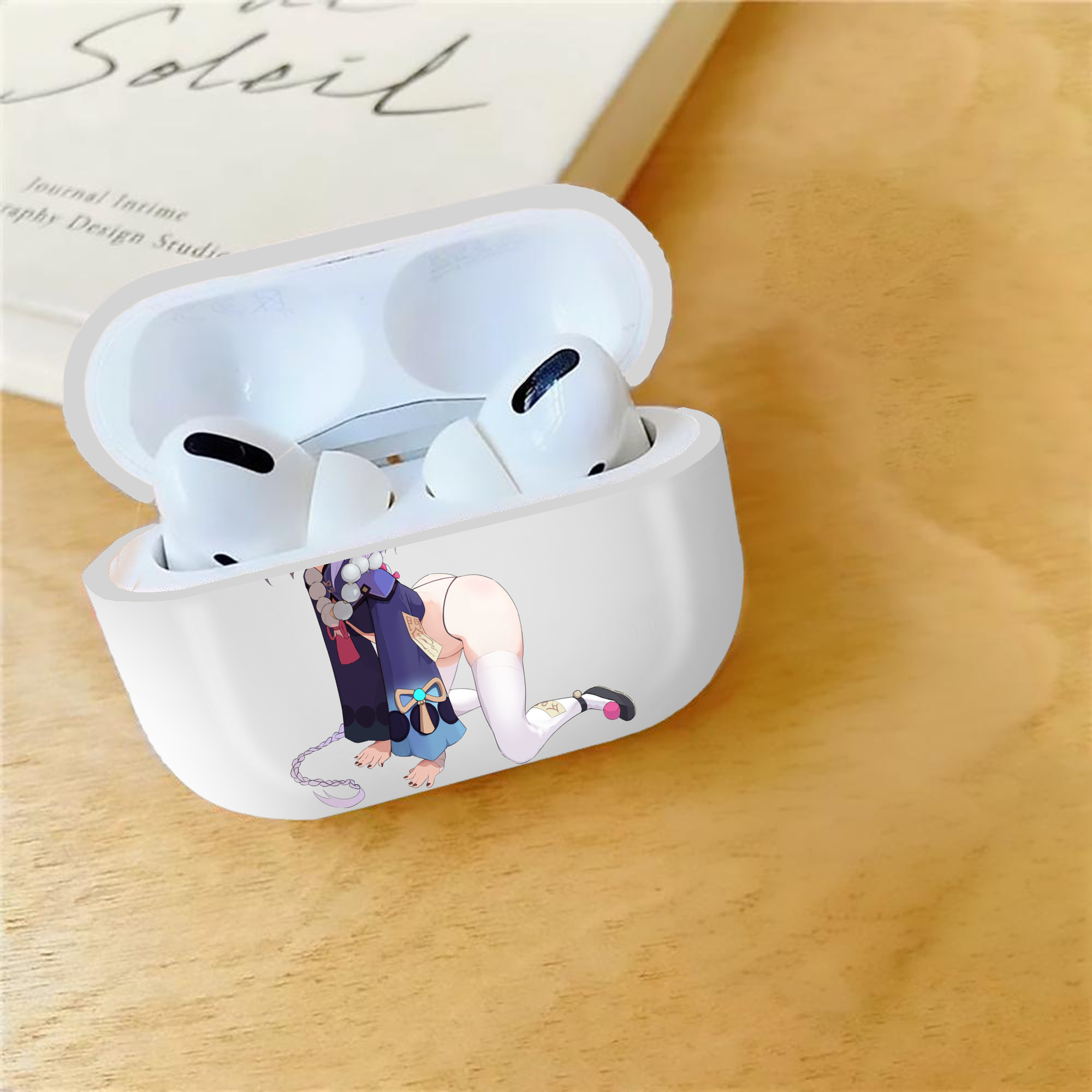 げんし神 七七 なな  genshin Nana 【AirPods Pro用】ハードシェル保護ケース 耐衝撃・防指紋・カラビナ付き商品仕様