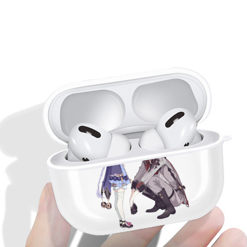 げんし神 七七 なな  genshin Nana 【AirPods Pro用】ハードシェル保護ケース 耐衝撃・防指紋・カラビナ付き商品仕様