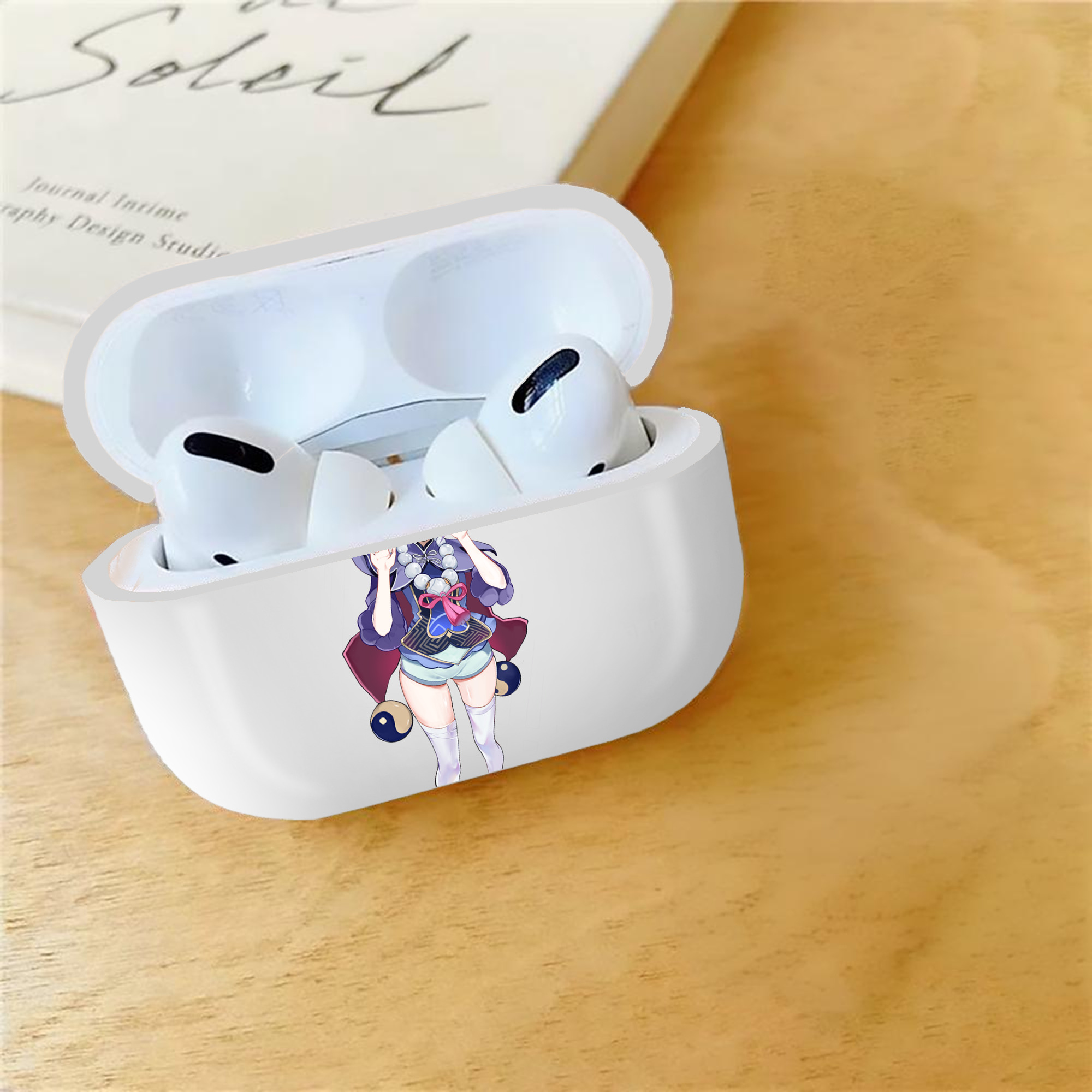 げんし神 七七 なな  genshin Nana 【AirPods Pro用】ハードシェル保護ケース 耐衝撃・防指紋・カラビナ付き商品仕様