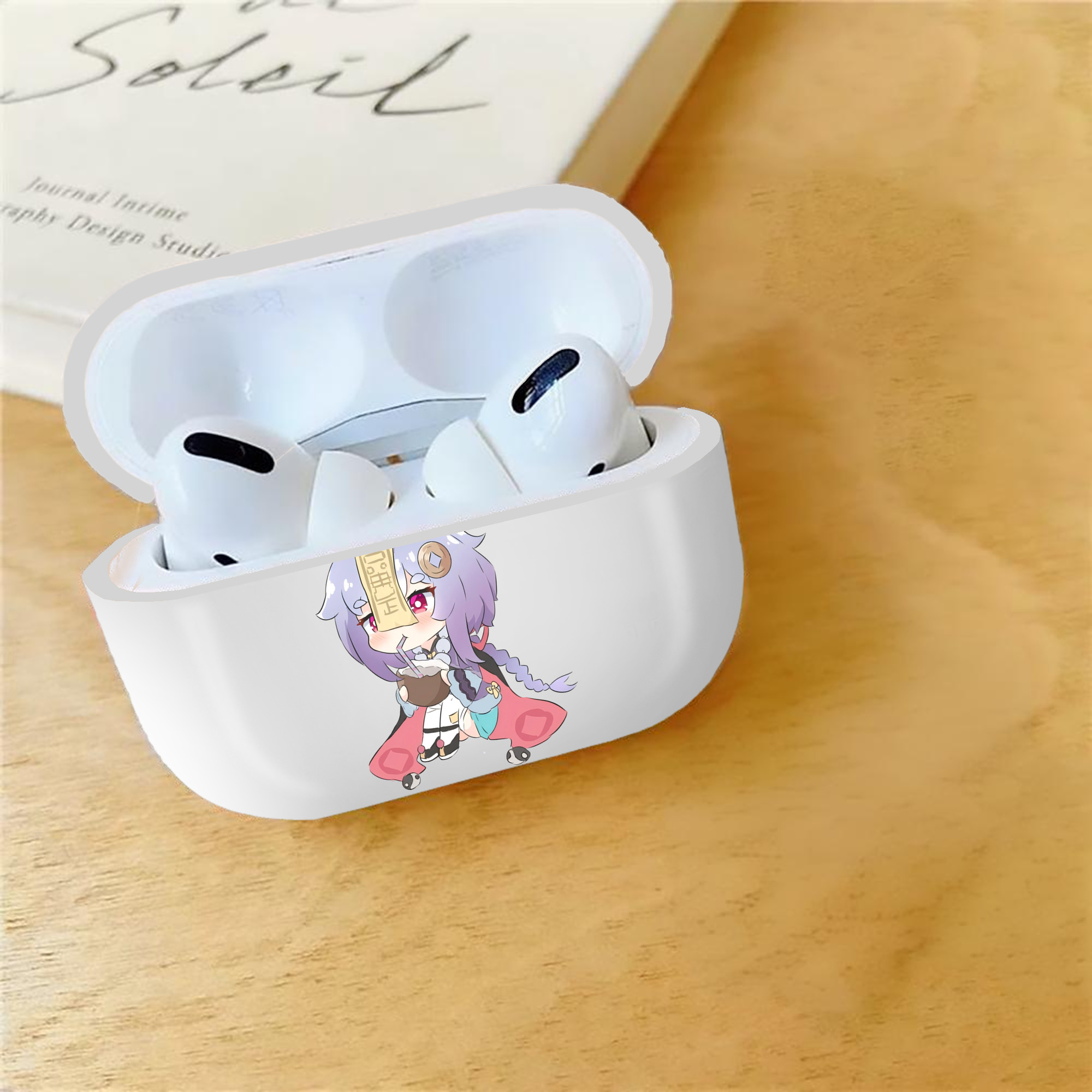 げんし神 七七 なな  genshin Nana 【AirPods Pro用】ハードシェル保護ケース 耐衝撃・防指紋・カラビナ付き商品仕様